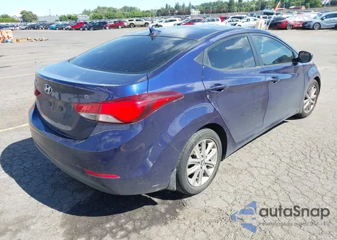 2014 Hyundai Elantra Se из США, поврежденный, VIN 5NPDH4AE9EH539447